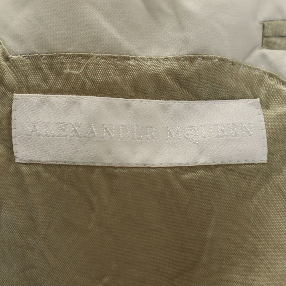 Alexander McQueen アレキサンダーマックイーン イタリア製 テーラードジャケット アイボリー ブレザー メンズ