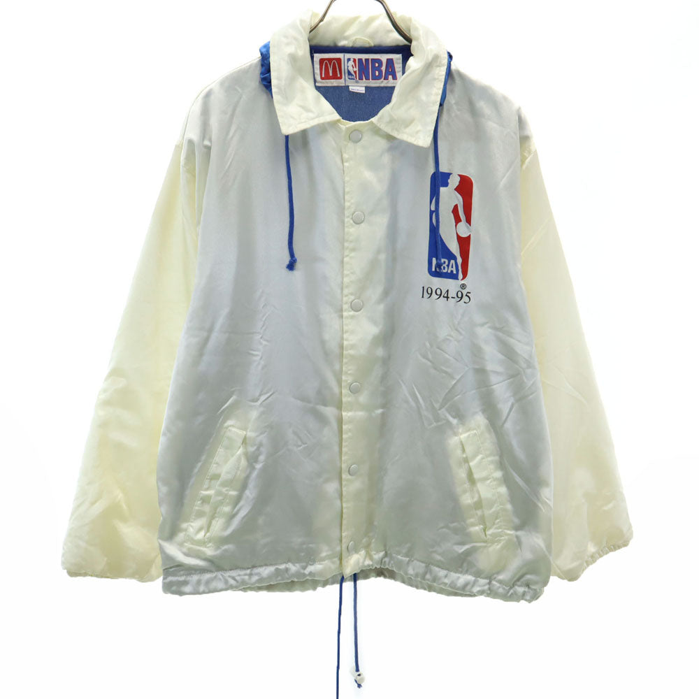 NBA 90s × マクドナルド オールド コーチジャケット M アイボリー NBA × McDonald バスケットボール メンズ