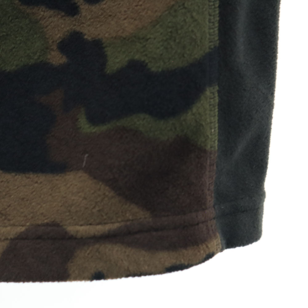 STARTER スターター 90s オールド カモフラ柄 長袖 ハーフジップ フリースジャケット L カーキ プルオーバー 迷彩 メンズ