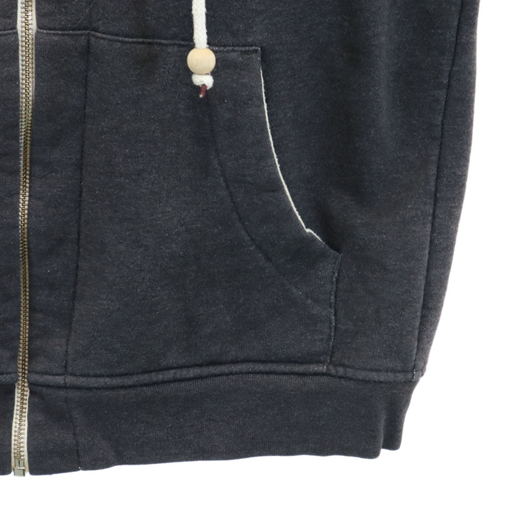 LACOSTE L!VE ラコステライブ 長袖 スウェット ジップパーカー 3 チャコールグレー 裏起毛 メンズ