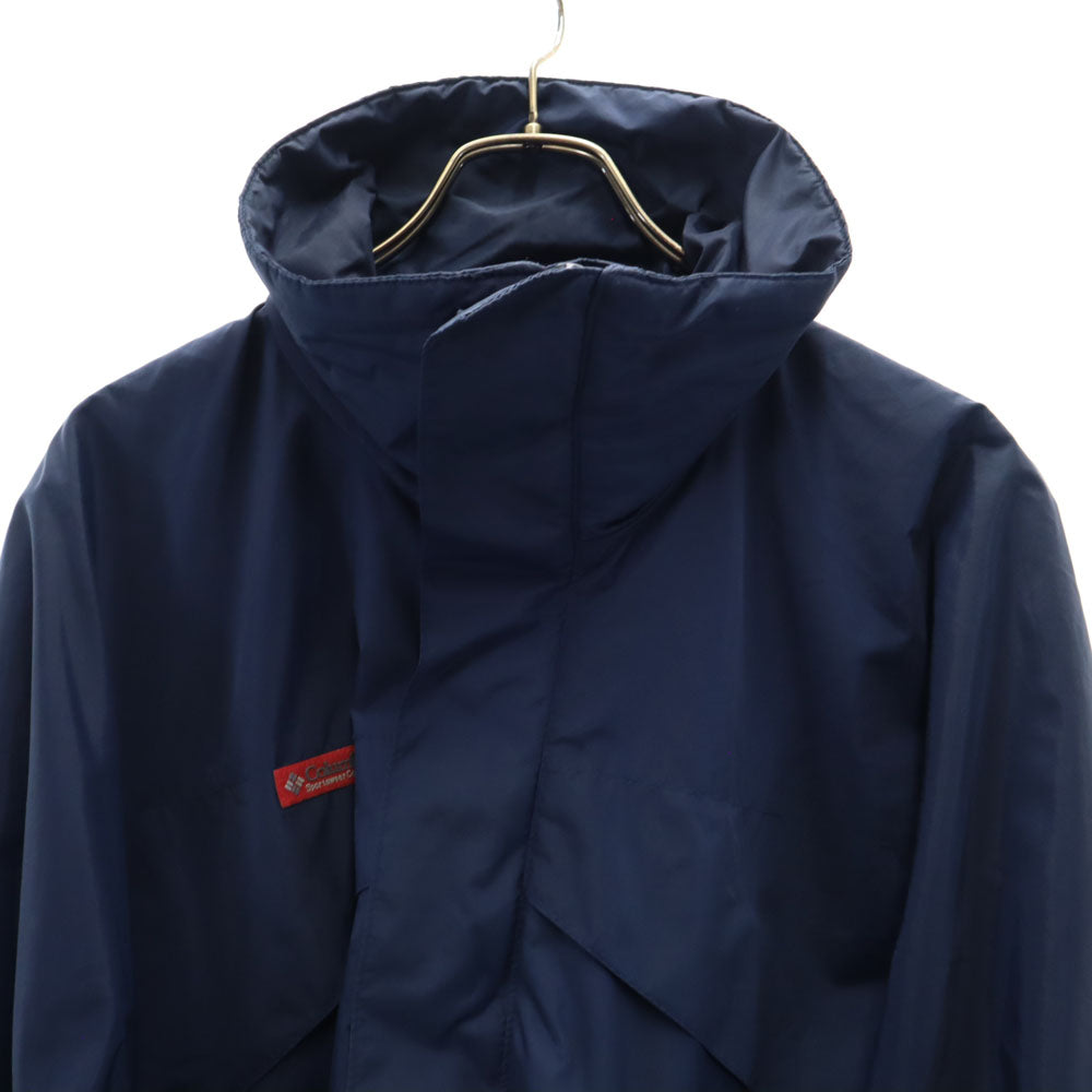 Columbia コロンビア 80s 紺タグ ヴィンテージ 長袖 ダブルジップ アウトドアジャケット ネイビー系 メンズ