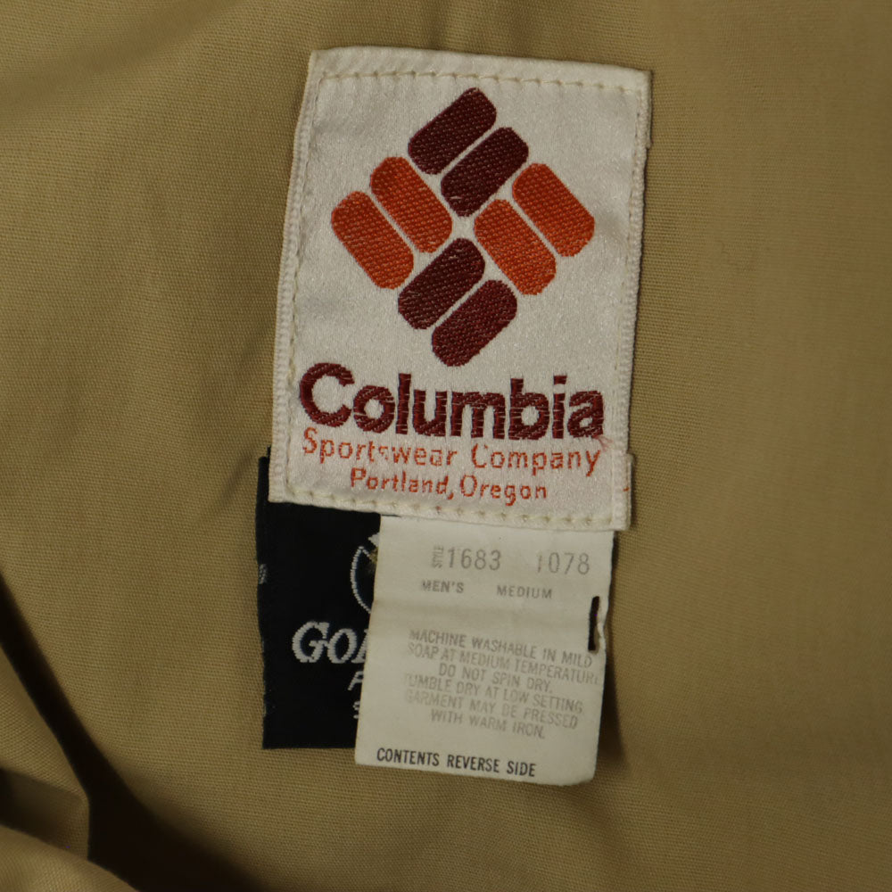 Columbia コロンビア 70s イエローストーンタグ ヴィンテージ 長袖 ゴアテックス アウトドア ナイロンジャケット M ネイビー系 GORE-TEX メンズ