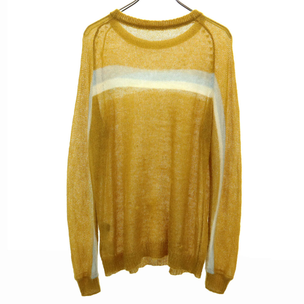 UNUSED アンユーズド モヘアブレンド 長袖 セーター 3 キャメル ニット メンズ