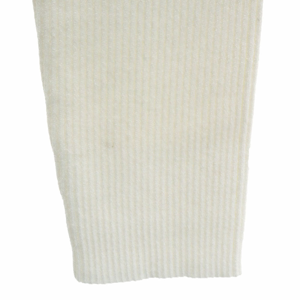 AMERI UNDRESSED アメリ 長袖 モックネック セーター F ホワイト リブニット レディース