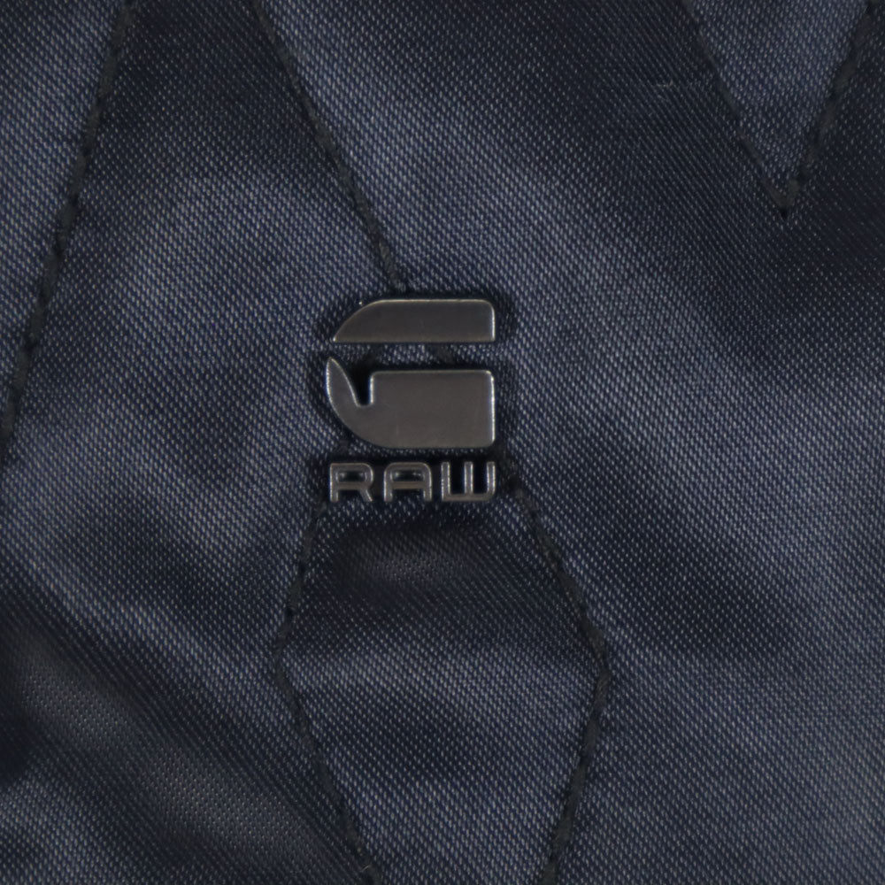 ジースターロゥ ボンバー 中綿ジャケット S ネイビー ブルゾン キルティング メンズ