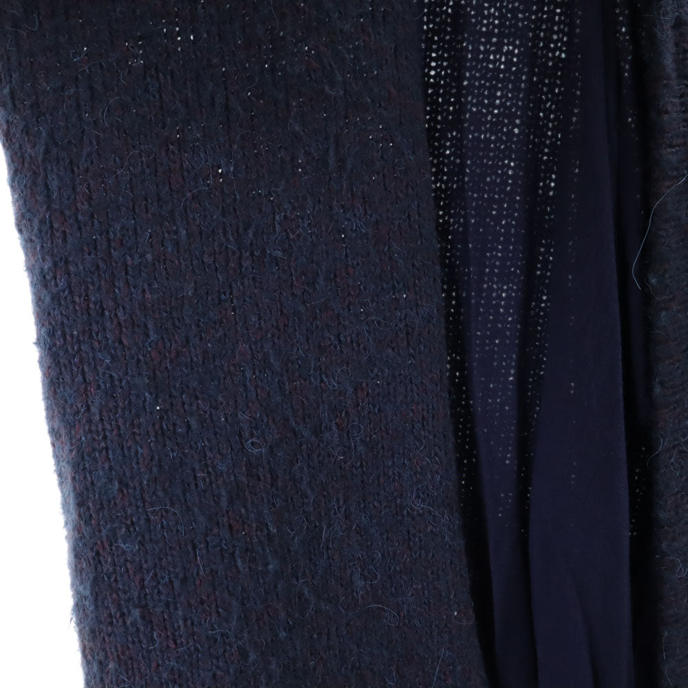 ブラディミアカラリーヴ ニットジャケット ネイビー カーディガン レディース