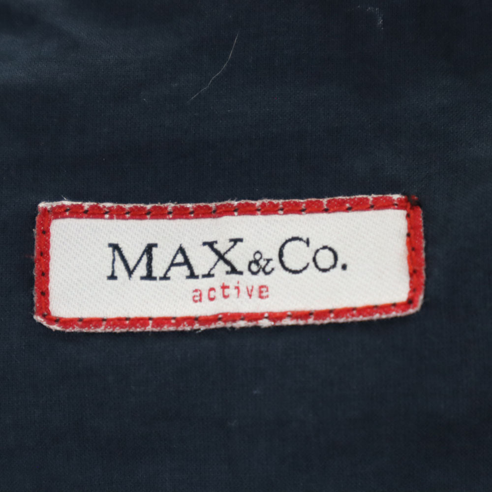 MAX&CO マックスアンドコー レザージャケット 42 チャコールグレー レディース