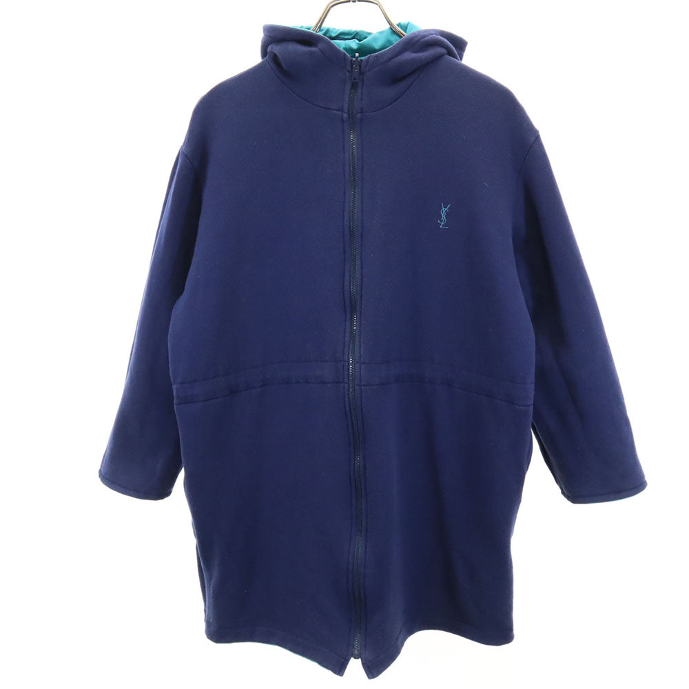 YVES SAINT LAURENT イヴサンローラン 90s オールド リバーシブル ジャケット 150 エメラルドグリーン キッズ