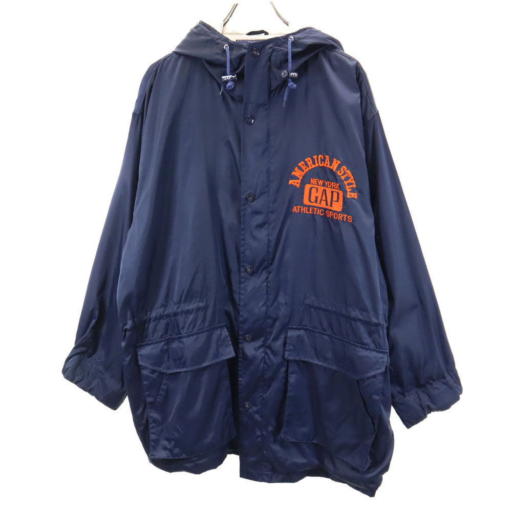 GAP ギャップ 90s オールド フーデッド コート L ネイビー メンズ