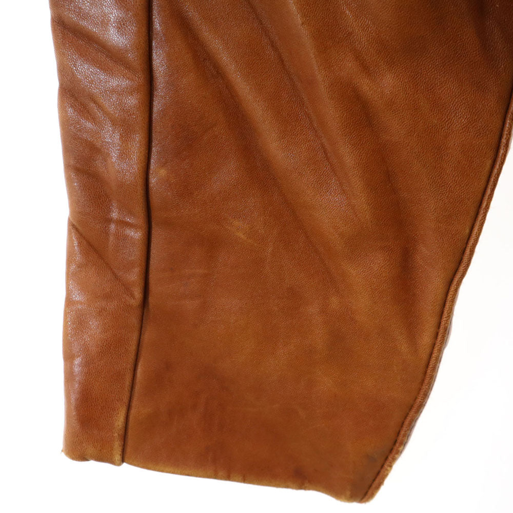 ヴァガボンド 60s 70s ヴィンテージ レザージャケット 42 ブラウン VAGABOND LEATHERS ブルゾン TALONジップ メンズ