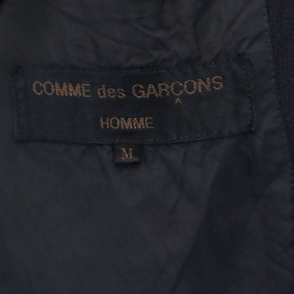 COMME des GARCONS HOMME コムデギャルソンオム 1997年 90s 日本製 オールド テーラードジャケット M ネイビー ブレザー アンコン メンズ