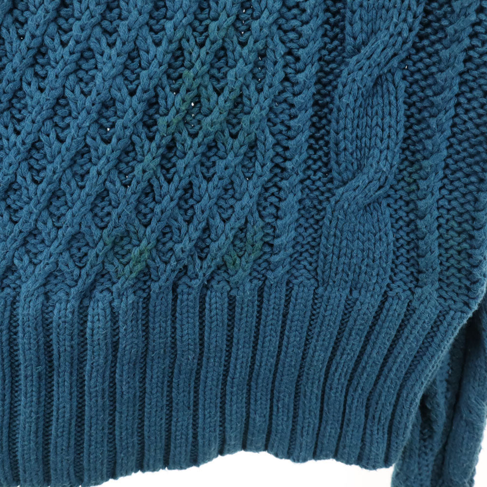 ACNE アクネ 長袖 セーター M 青緑 ニット レディース