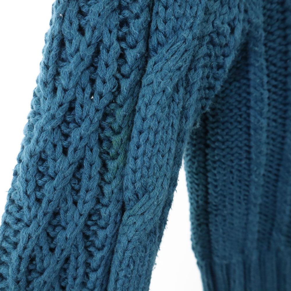 ACNE アクネ 長袖 セーター M 青緑 ニット レディース