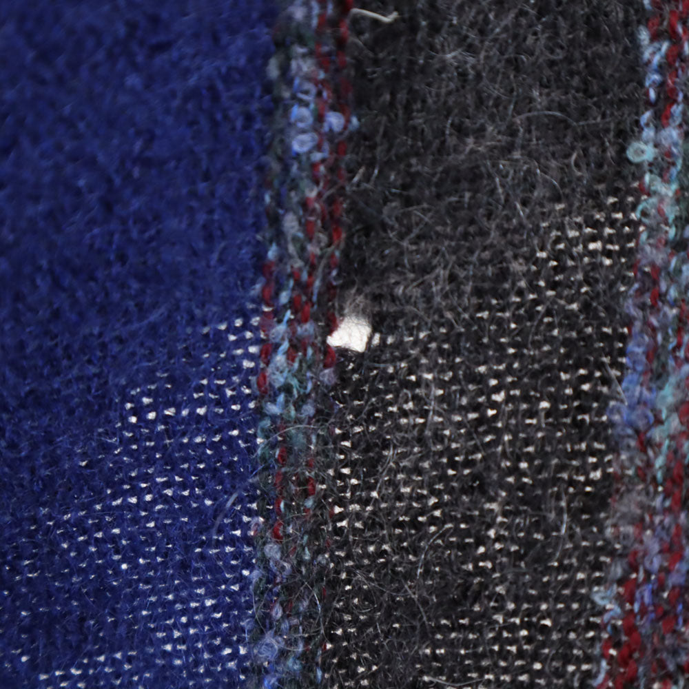 Bizzarro 90s イタリア製 オールド モヘア混 長袖 セーター 48 チャコールグレー ニット メンズ