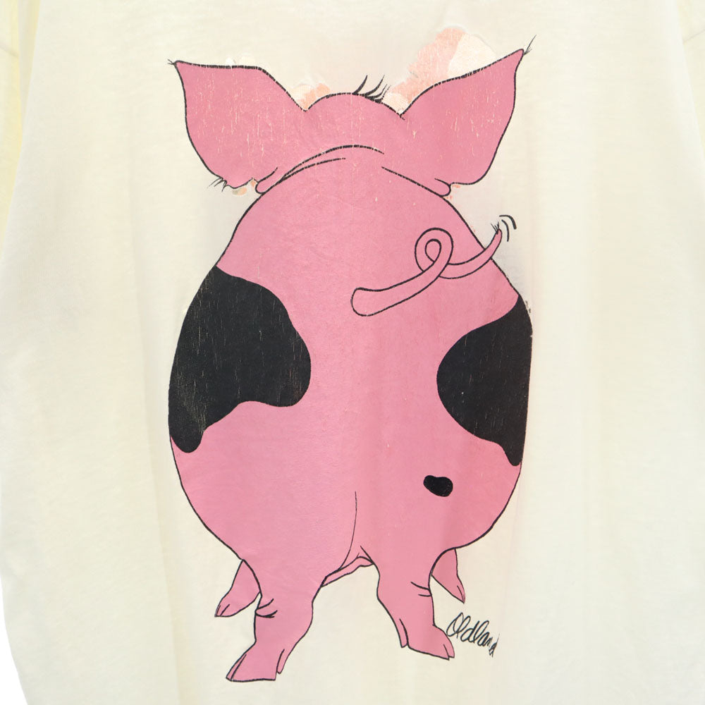 FRUIT OF THE LOOM フルーツオブザルーム 90s オールド 両面プリント 半袖 Tシャツ XL 白 メンズ