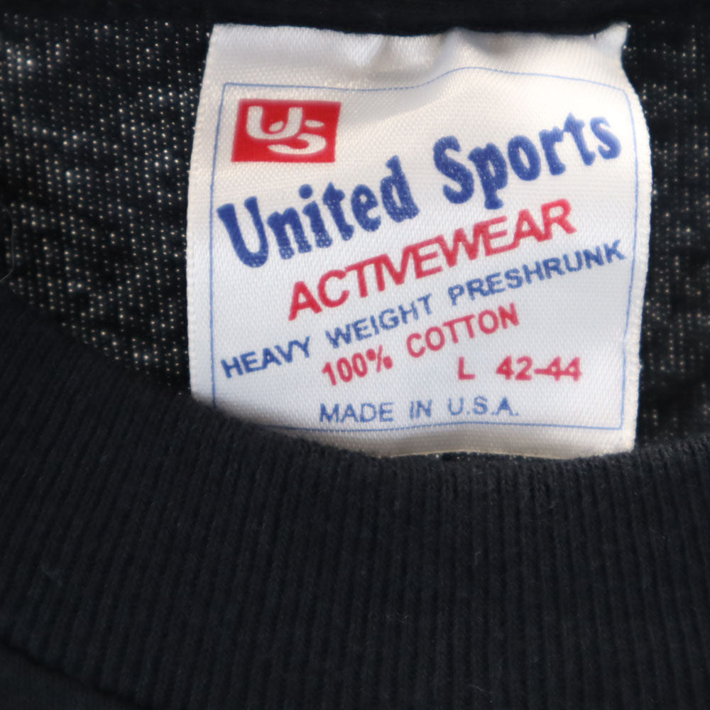 ユナイテッドスポーツ 90s USA製 オールド BOSE 半袖 Tシャツ L ブラック United Sports メンズ