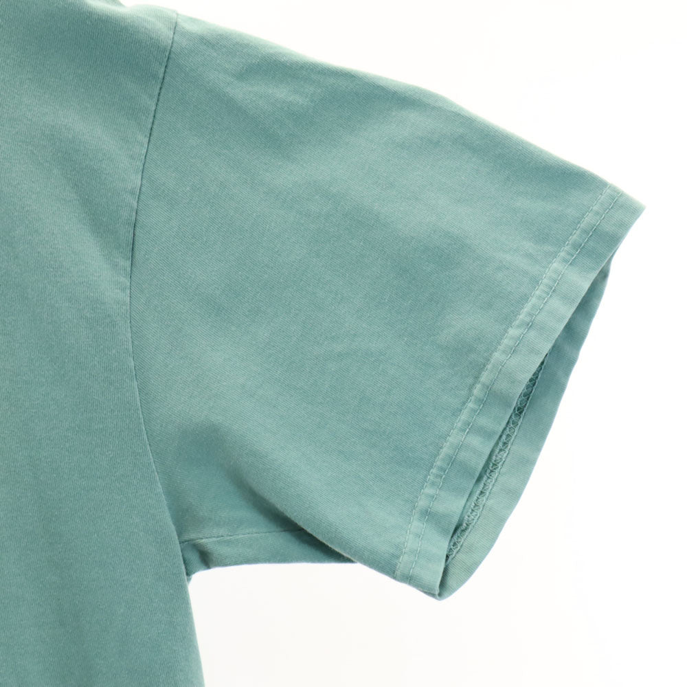 STUSSY ステューシー バックプリント 半袖 Tシャツ M ダスティーミント系 メンズ