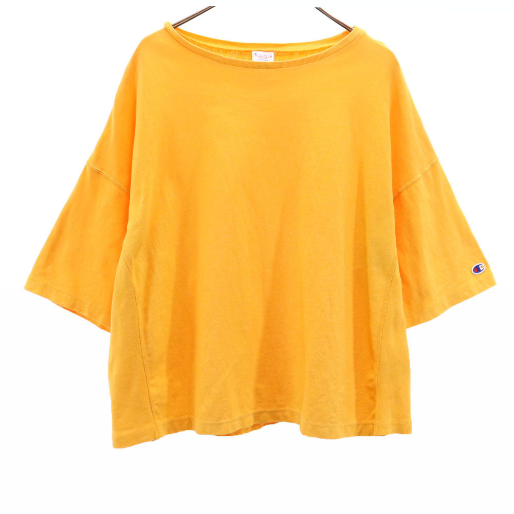 チャンピオン リバースウィーブ 半袖 Tシャツ M イエロー Champion メンズ