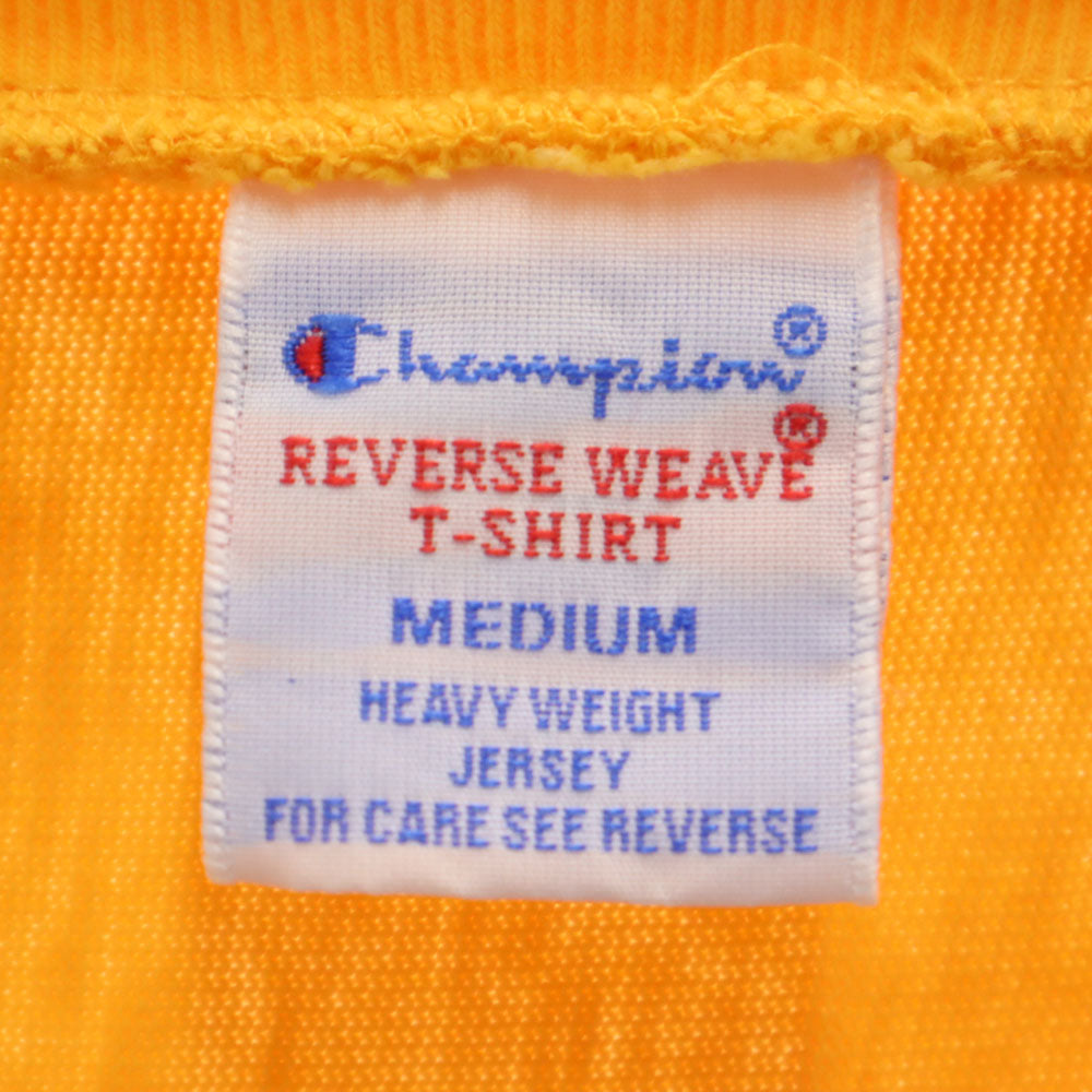 チャンピオン リバースウィーブ 半袖 Tシャツ M イエロー Champion メンズ