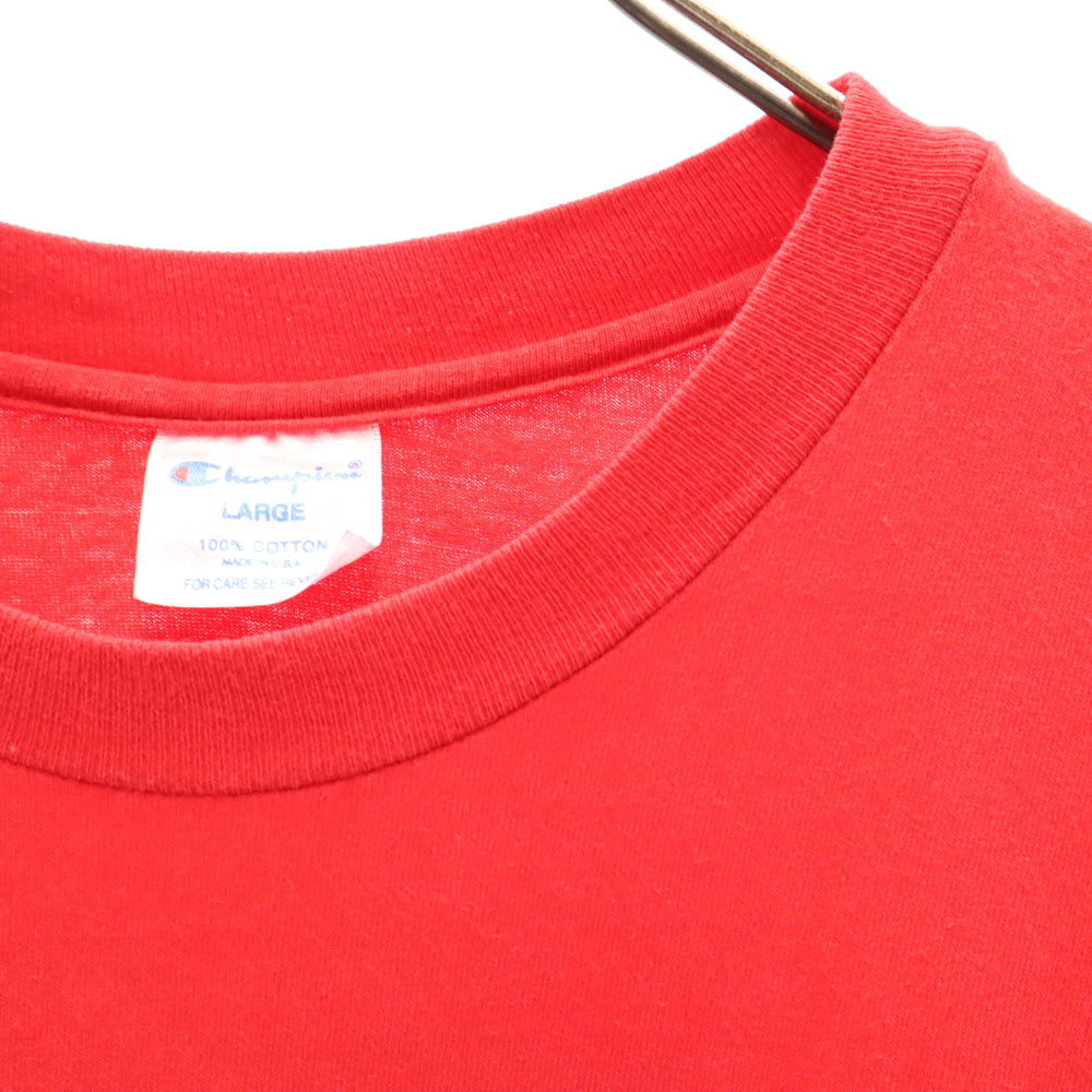 チャンピオン 90s USA製 オールド 半袖 Tシャツ L 赤 Champion メンズ