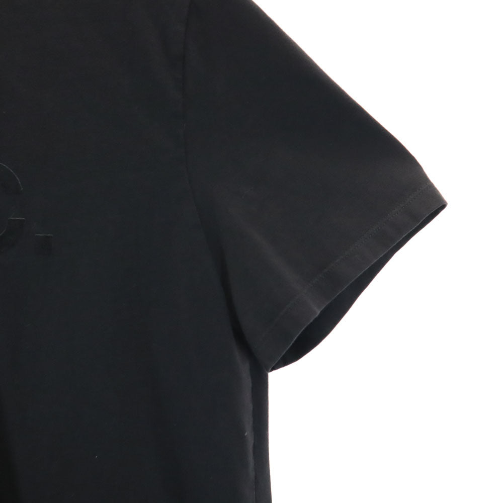 アーペーセー 日本製 フロッキープリント 半袖 Tシャツ S ブラック A.P.C. メンズ