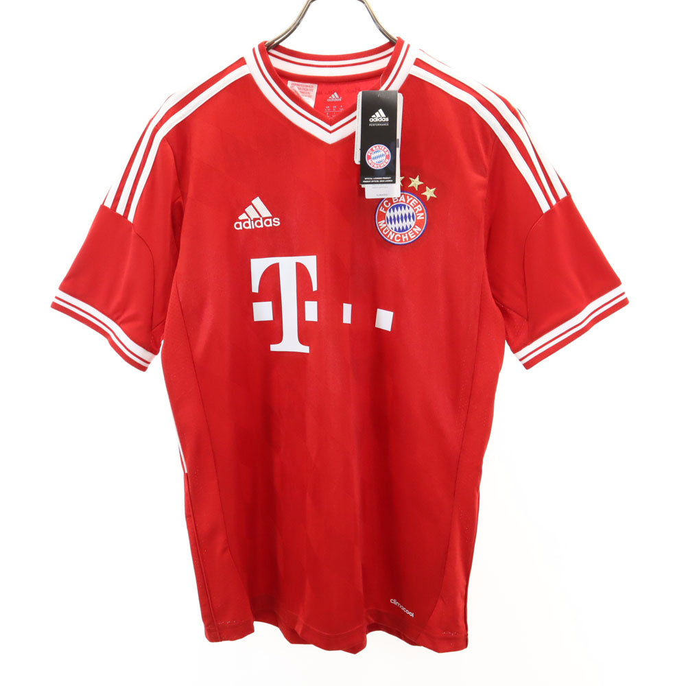 アディダス 未使用 バイエルンミュンヘン シュバインシュタイガー 31 サッカー 半袖 ユニフォーム 170 レッド adidas CLIMACOOL キッズ