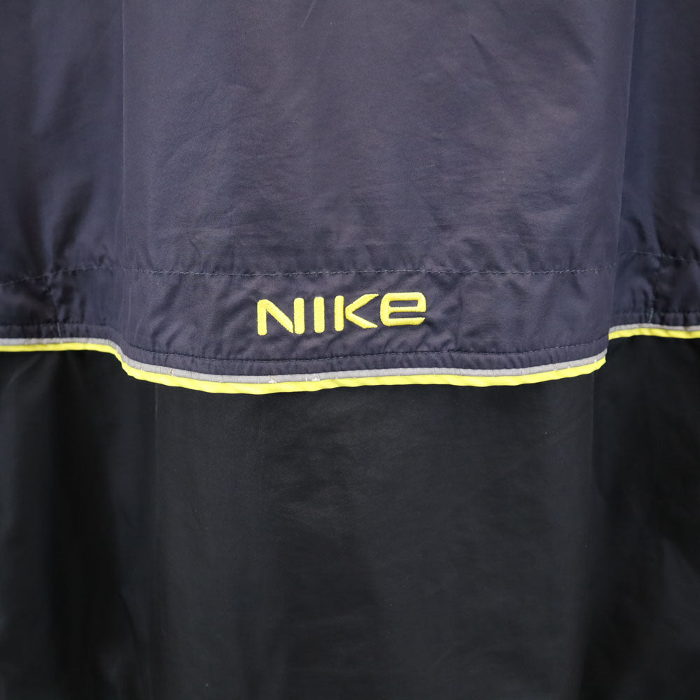 NIKE ナイキ 90s 00s オールド ウィンドブレーカー XL ネイビー×ベージュ ジャケット メンズ