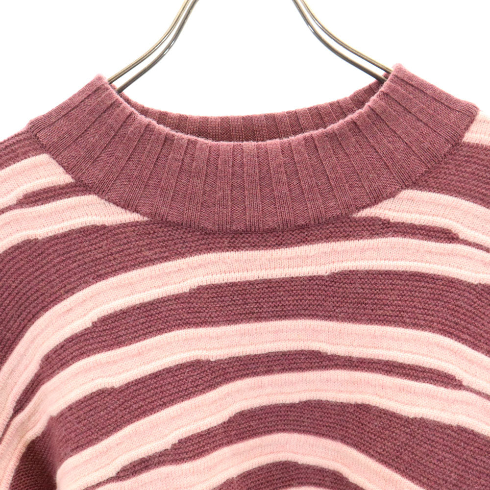 Christian Dior MONSIEUR クリスチャンディオール ムッシュ 90s ウール オールド 長袖 モックネック セーター L ボルドー系 ニット メンズ