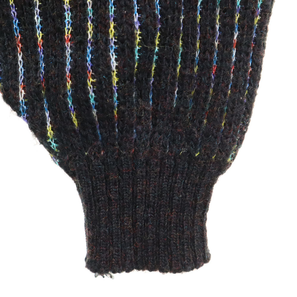 KOMAN 80s 90s オールド 長袖 Vネック セーター XL ダークブラウン系 ニット メンズ