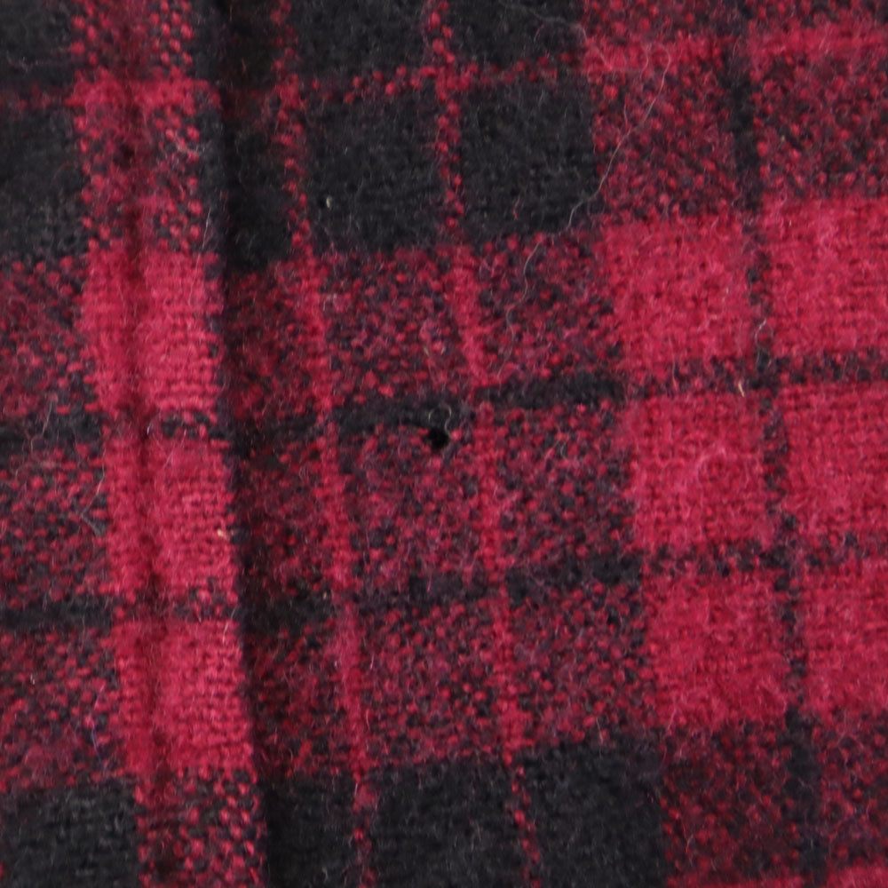 WOOLRICH ウールリッチ 50s ヴィンテージ チェック柄 長袖 シャツ 18 ワインレッド系 メンズ