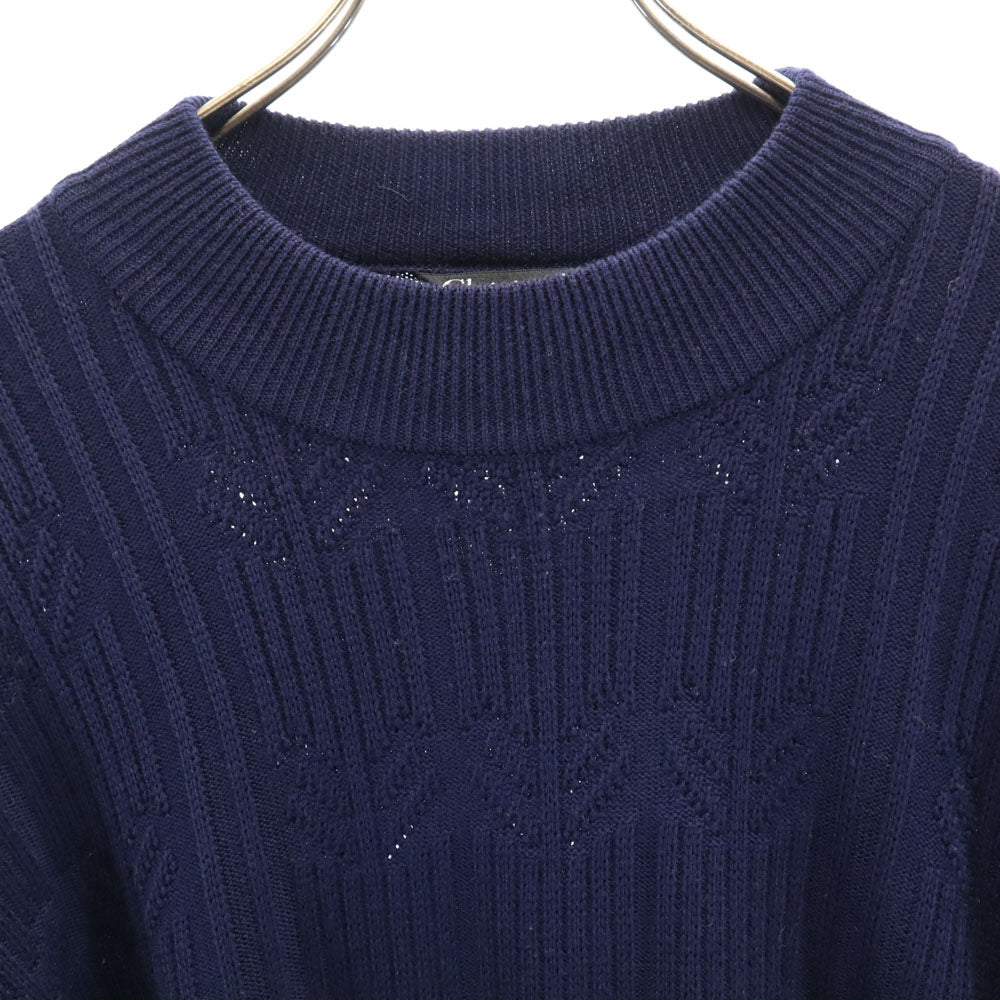 Christian Dior SPORTS クリスチャンディオールスポーツ 90s ウール オールド 長袖 セーター ネイビー ニット メンズ
