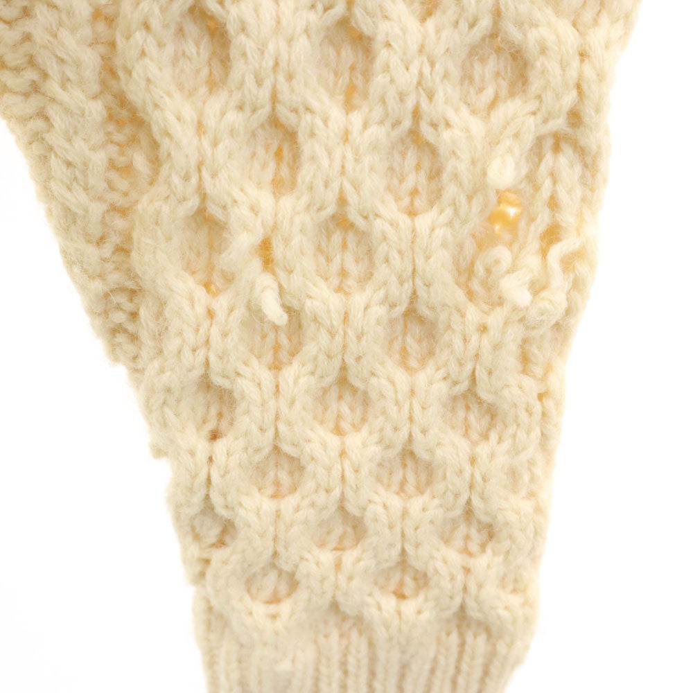 ALLEN JOLLY 80s 90s ウール オールド 長袖 セーター XL 白 ニット メンズ