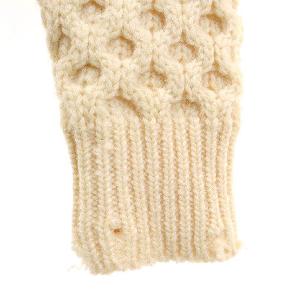 ALLEN JOLLY 80s 90s ウール オールド 長袖 セーター XL 白 ニット メンズ