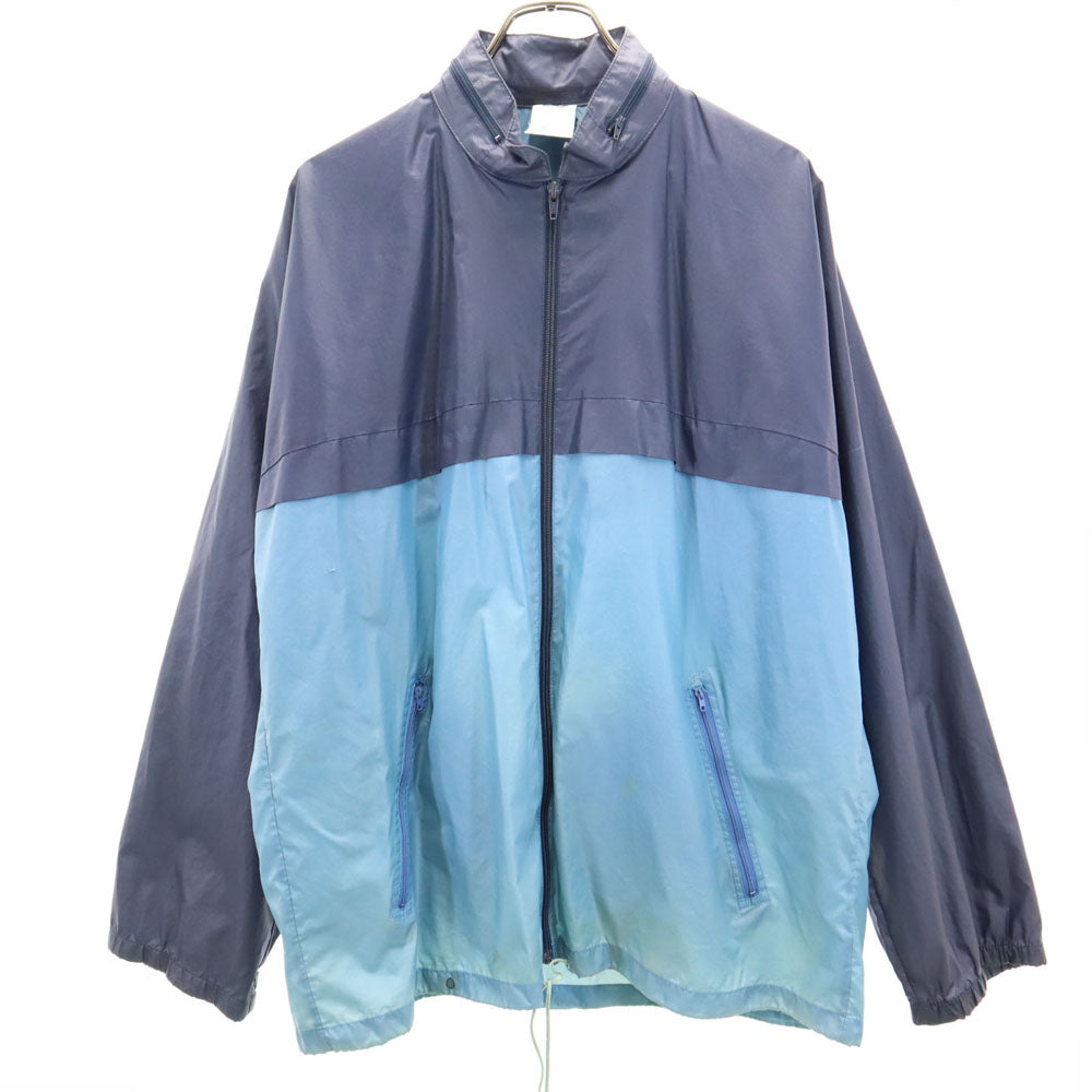 adidas アディダス 80s 万国旗タグ ヴィンテージ ナイロンジャケット 50 チャコールネイビー 他 ウィンドブレーカー メンズ