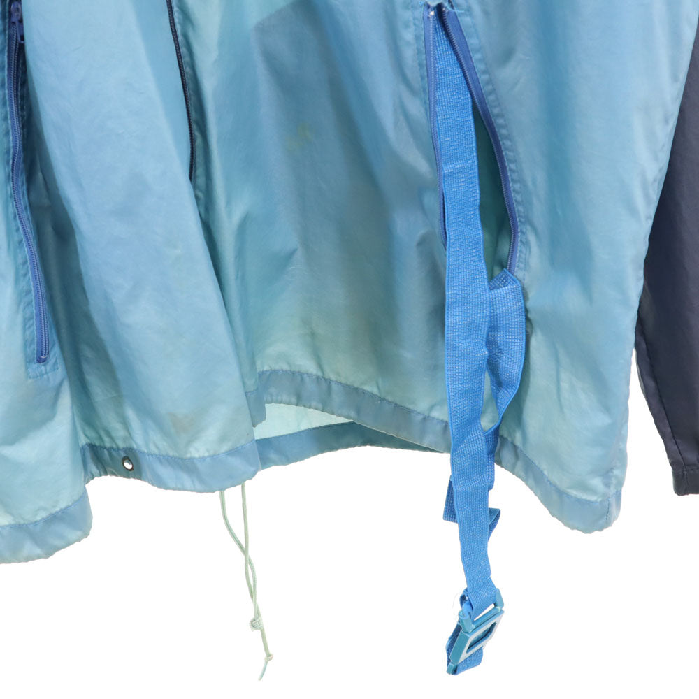 adidas アディダス 80s 万国旗タグ ヴィンテージ ナイロンジャケット 50 チャコールネイビー 他 ウィンドブレーカー メンズ