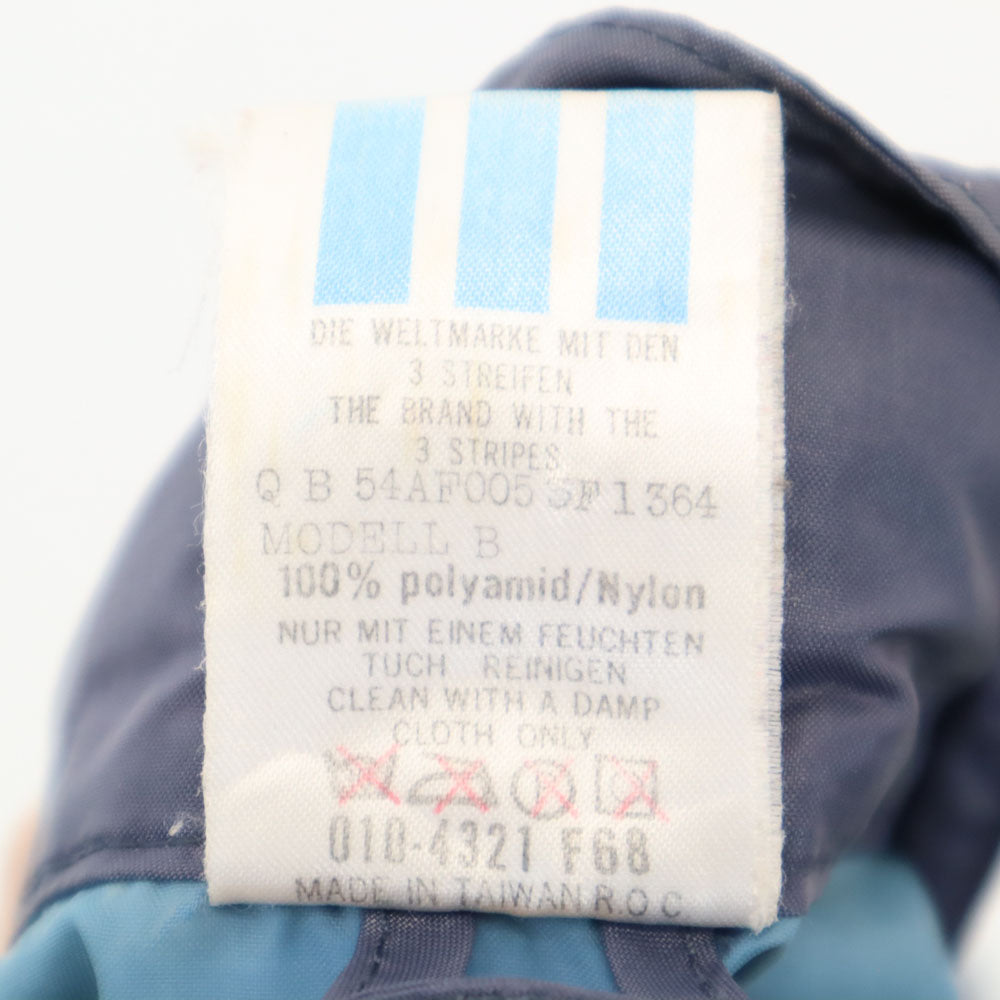 adidas アディダス 80s 万国旗タグ ヴィンテージ ナイロンジャケット 50 チャコールネイビー 他 ウィンドブレーカー メンズ