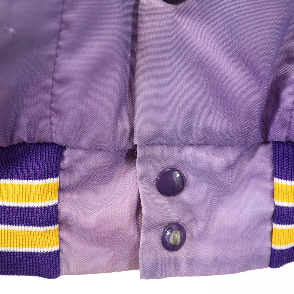 Don AllESON Athletic 70s ヴィンテージ コーチジャケット スタジャン ライトパープル ベースボールジャケット 裏キルティング メンズ