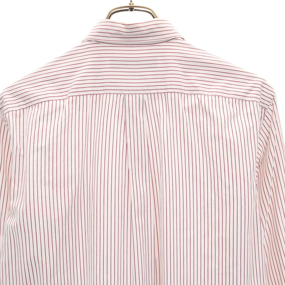 COMME des GARCONS HOMME DEUX コムデギャルソンオムドゥ 2012年 日本製 ストライプ柄 長袖 シャツ XS ホワイト メンズ