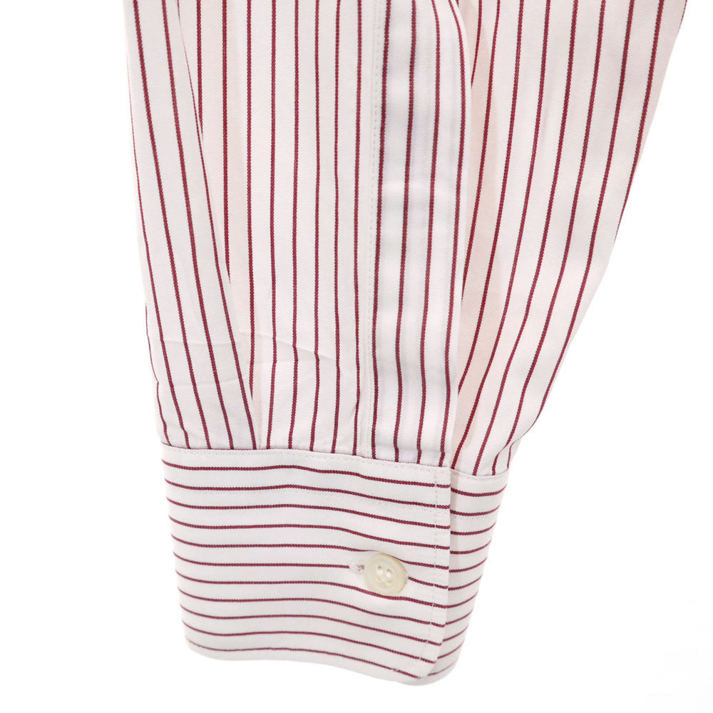 COMME des GARCONS HOMME DEUX コムデギャルソンオムドゥ 2012年 日本製 ストライプ柄 長袖 シャツ XS ホワイト メンズ