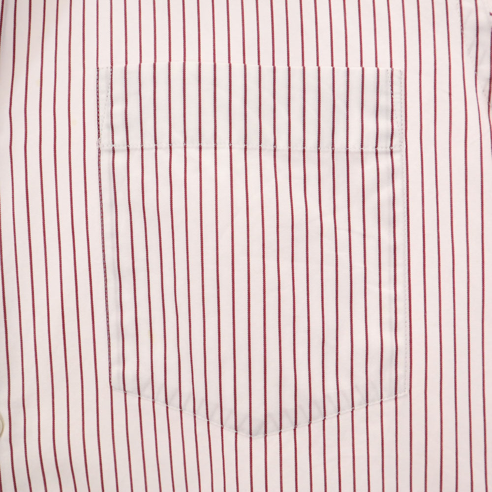 COMME des GARCONS HOMME DEUX コムデギャルソンオムドゥ 2012年 日本製 ストライプ柄 長袖 シャツ XS ホワイト メンズ