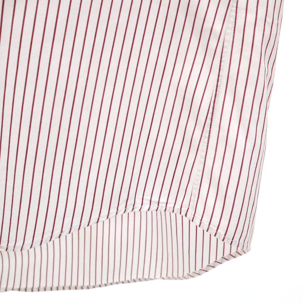 COMME des GARCONS HOMME DEUX コムデギャルソンオムドゥ 2012年 日本製 ストライプ柄 長袖 シャツ XS ホワイト メンズ