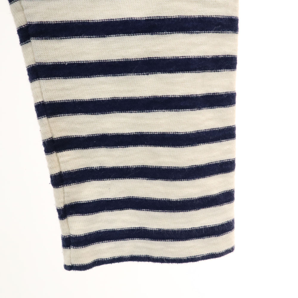 S'YTE サイト ボーダー柄 長袖 Tシャツ L ホワイト ヨウジヤマモト カットソー ロンT メンズ