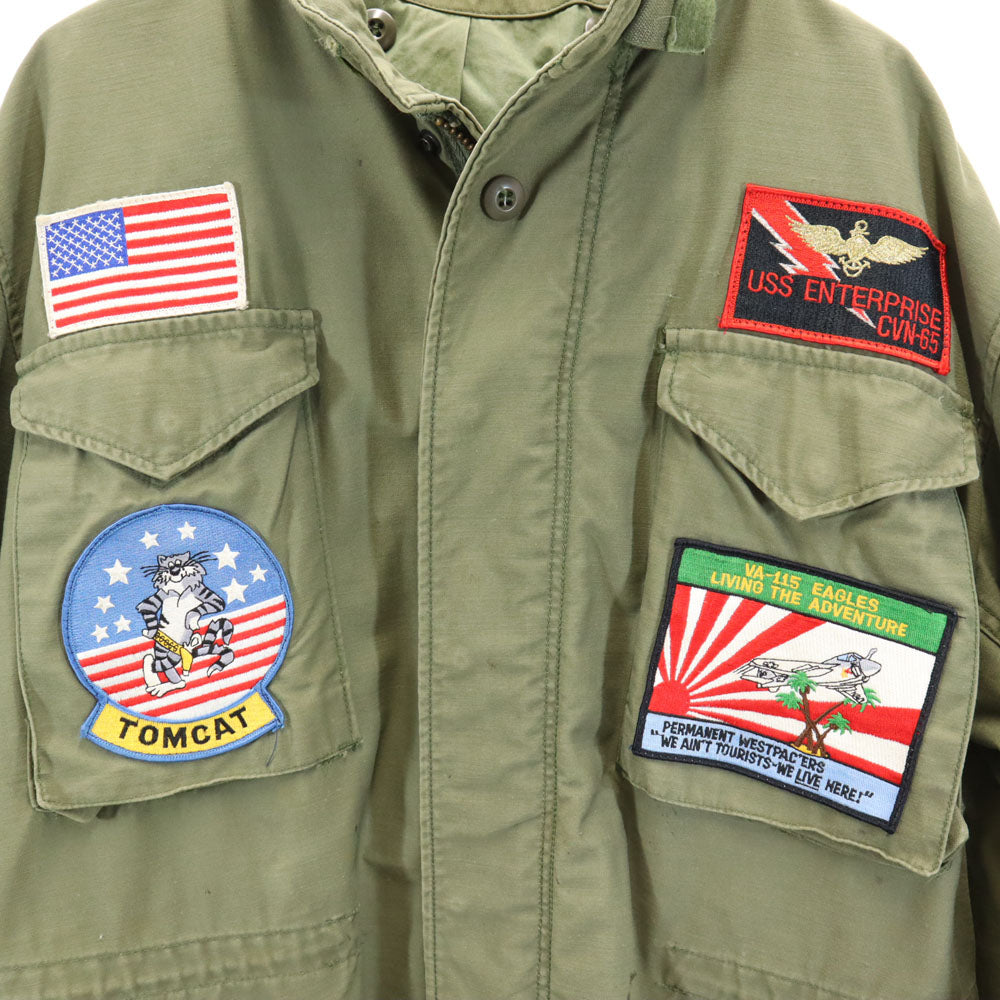 アメリカ軍 70s DLA ヴィンテージ M-65 ミリタリージャケット M オリーブ US ARMY フィールドコート メンズ