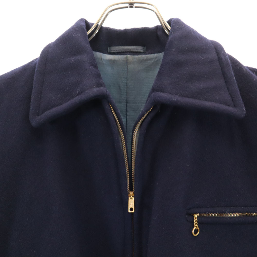 VINTAGE ヴィンテージ 70s ボールチェーン スポジャケ メルトン ジャケット ネイビー メンズ