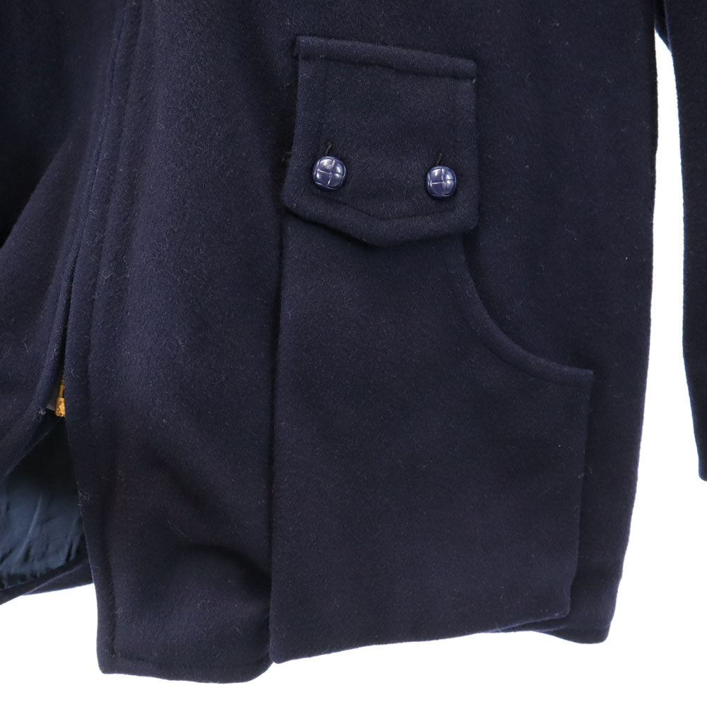 VINTAGE ヴィンテージ 70s ボールチェーン スポジャケ メルトン ジャケット ネイビー メンズ