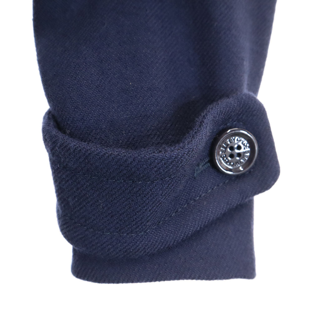 SEE BY CHLOE シーバイクロエ ウールブレンド フーデッド ピーコート 38 ネイビー レディース