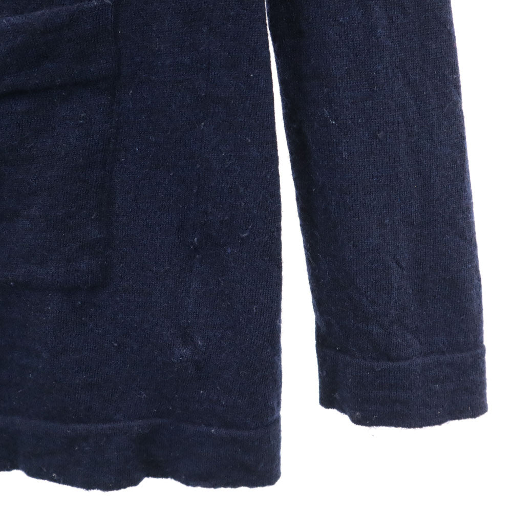 Sacai サカイ 日本製 長袖 Vネック ニットカーディガン 2 ネイビー レディース