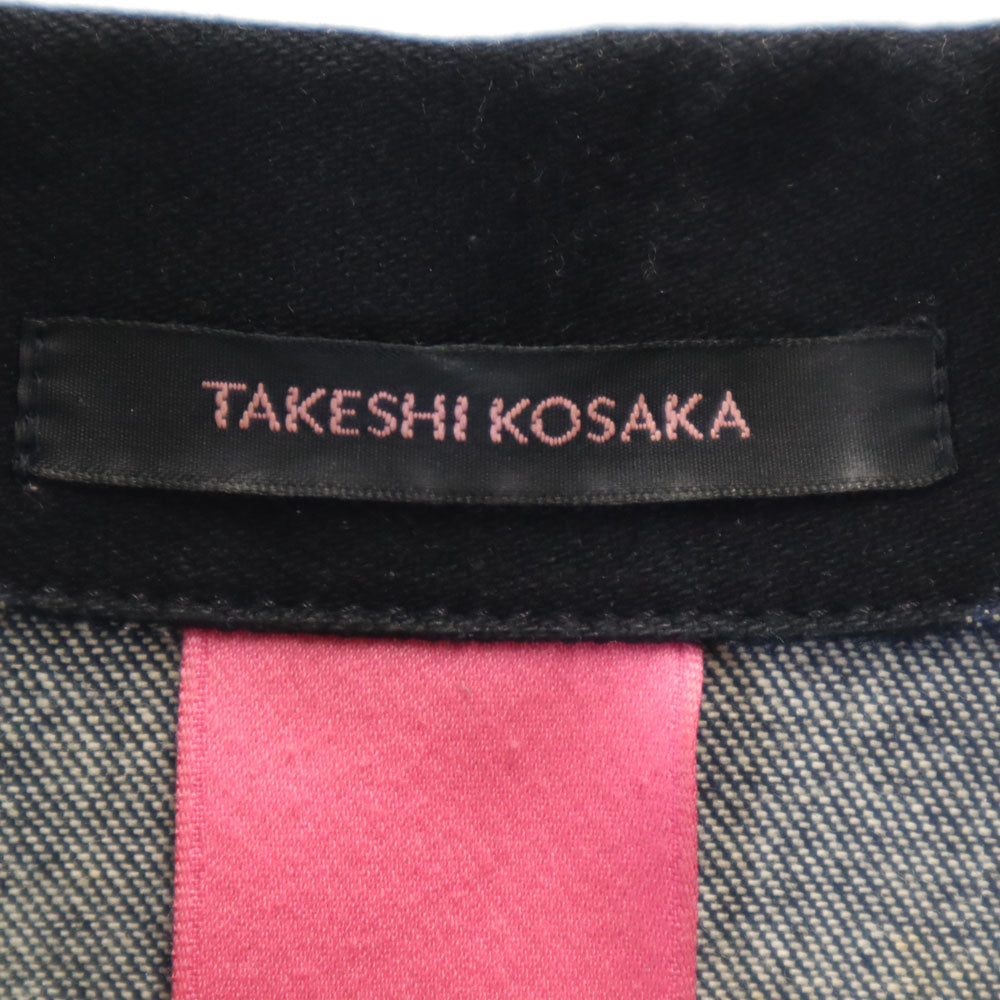 TAKESHI KOSAKA タケシコウサカ ドット柄 デニムジャケット 1 ネイビー Y's ヨウジヤマモト ジージャン レディース