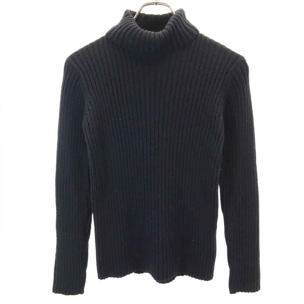 ジュンヤワタナベコムデギャルソン 2001年 00s 日本製 長袖 タートルネック セーター ブラック JUNYA WATANABE COMME des GARCONS リブニット レディース