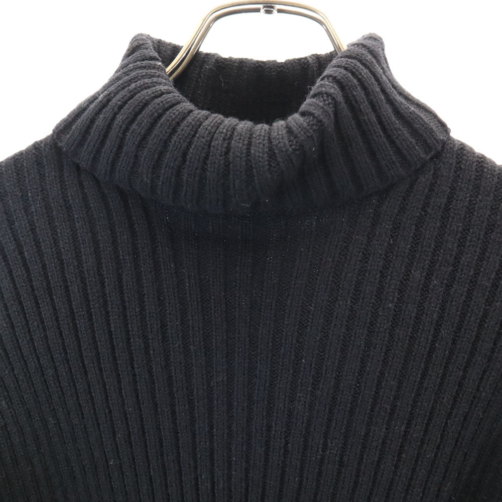 ジュンヤワタナベコムデギャルソン 2001年 00s 日本製 長袖 タートルネック セーター ブラック JUNYA WATANABE COMME des GARCONS リブニット レディース